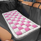HiPetpy Backseat Dog Bed Mat with non-slip backing for safer car rides.