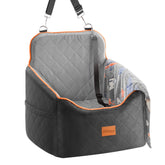 HiPetpy dog car seat elevates the view for small dogs during rides