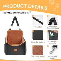 HiPetpy side storage pockets keep treats and toys within reach.