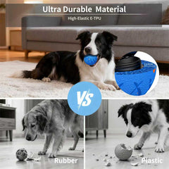 Hipibbo Interactive Dog Ball blue 3-modes-display—tailor pace to your dog's energy.