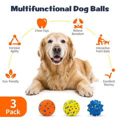 HIPPIH interactive fetch ball in flight demonstrates high bounce for active pets
