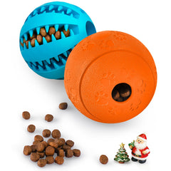 HIPPIH dog puzzle toy blue ball 2.75in ideal for engaging chewers and teething-friendly play