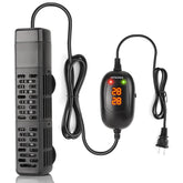 HiTauing Aquarium Heater front view shows compact warmth for small tanks