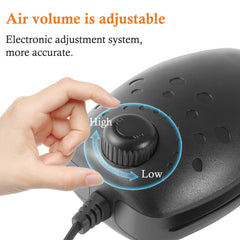 HITOP 3W quiet design reduces noise for peaceful bedroom setups.