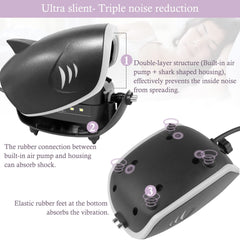 HITOP 6W double-layer silent design ensures near-silent operation in living rooms.