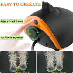 HITOP quiet two-layer build reduces vibration for peaceful aquarium operation