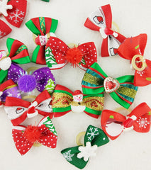 Hixixi handmade pet bows crafted with quality ribbon and rhinestones