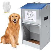 Hizmivos automatic dog feeder front view for easy-access dispensing