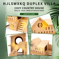 HJLSWXKQ double-decker pet house for cozy naps and play