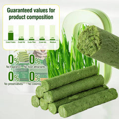 Hkpetie cat grass sticks chicken flavor—irresistible taste encourages chewing.