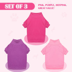 HLJ dog sweater packaging highlights value of a 3-pack for versatile looks.