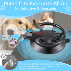 HLOGREE pump-action suction cup demonstrates quick maximum suction setup