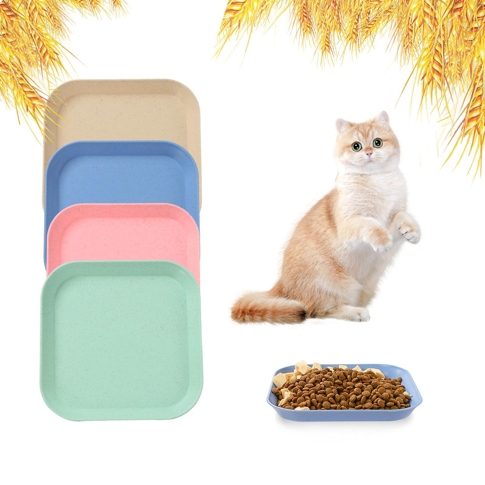 HMDZMR whisker-fatigue cat bowl 6inch diameter reduces whisker contact for comfortable meals.