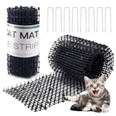 Hmyomina scat mat spikes outdoors protecting plants and garden beds