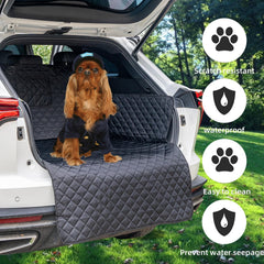 HNCPSY SUV Cargo Liner bumper flap protector guards trunk edges