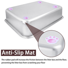 HNeekyr non-stick bottom close-up highlights easy cleaning