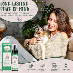 HNMTWQ Cat Deterrent Spray natural ingredients highlight citrus and peppermint.