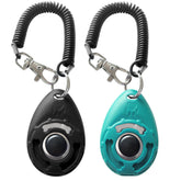HoAoOo pet-training-clicker black wrist-strap for basic obedience training.