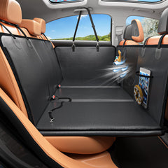 HOB4U back seat extender wide-coverage keeps dogs comfy on road trips.