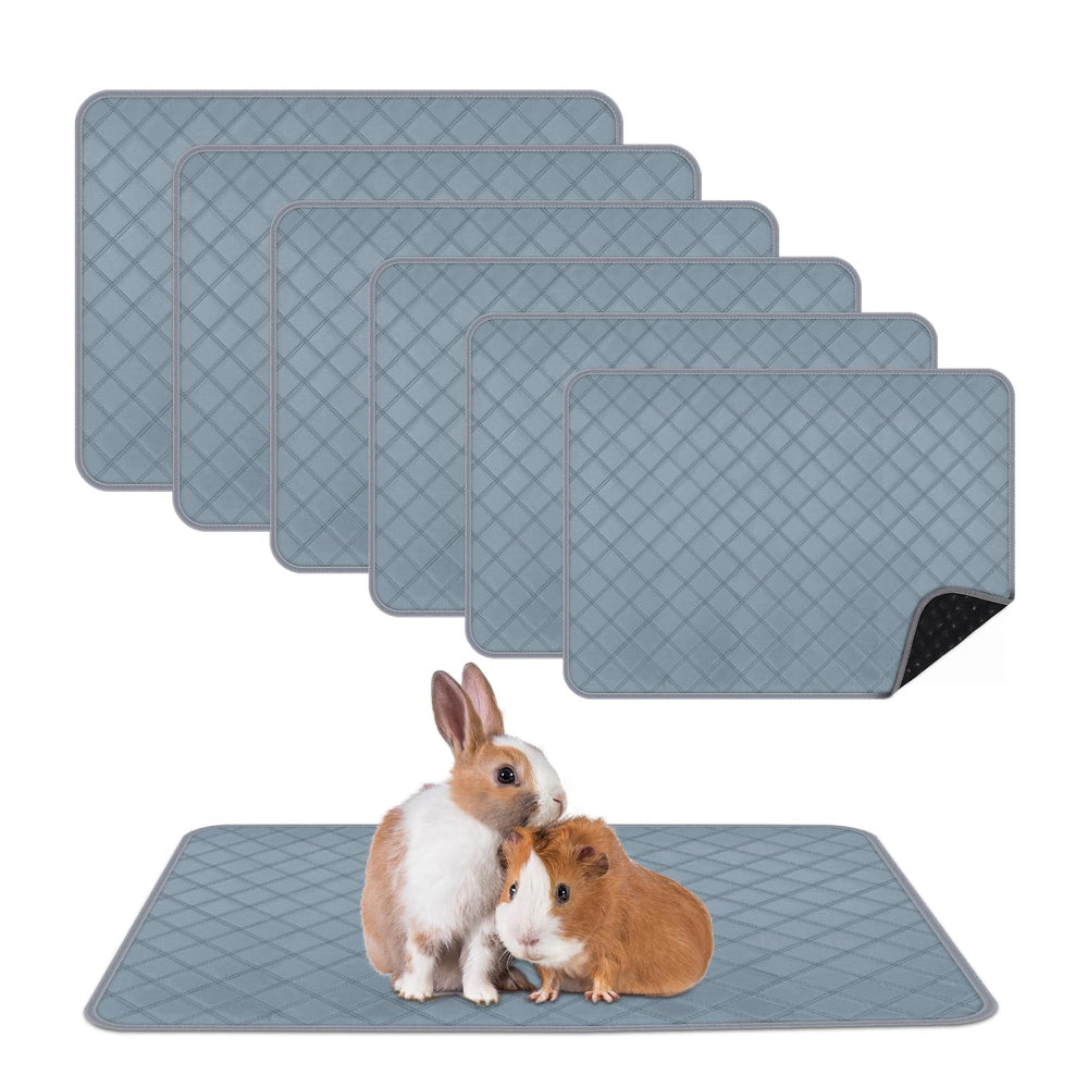 HOBBTREE 6 pack cage liner pack highlighting reusable easy clean setup for guinea pigs