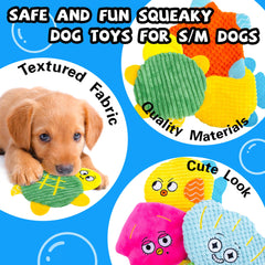 HOESDA no-stuffing dog toy reveals crinkle paper for extra sensory engagement.