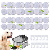 HOETEK Chumajor 10-pack filters with sponges for reliable pet hydration filtration.