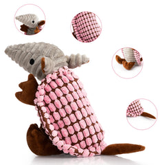 Hollypet armadillo toy for indoor-outdoor play supports active exercise and retrieval games.