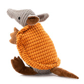 Hollypet armadillo toy squeak close-up for engaging interactive play and bonding.