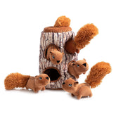 Hollypet Hide and Seek Squeaky Toy squirrel ready for interactive play