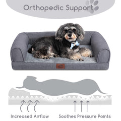 Hollypet medium-size sofa with high-density foam for relaxed joints
