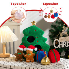 Hollypet squeaky dog toy supports training and fetch with interactive chewing