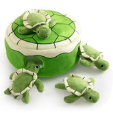 Hollypet squeaky dog toy turtle shell for interactive burrow and fetch play