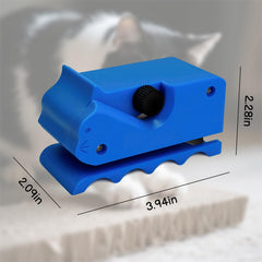 Holyenten 10-blades storage box shows pre-loaded blades for quick, mess-free replacements.