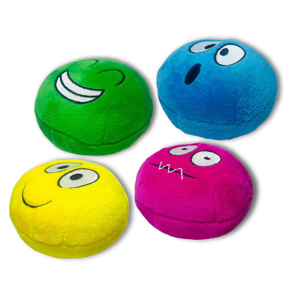 HOLYSTEED Squeaky Dog Ball 3inch Size ideal for small dogs and interactive play.
