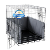Hombys Dog Crate Bumper front view showing padded protection inside the crate