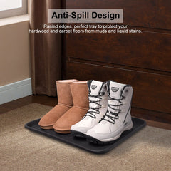 Home-Man multi-purpose tray doubles as dog bowl tray to reduce spills