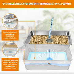 Homegroove XXL litter box with lid for multi-cat households