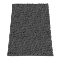 HOMEK absorbent dog door mat captures muddy paws at the entry for cleaner floors.