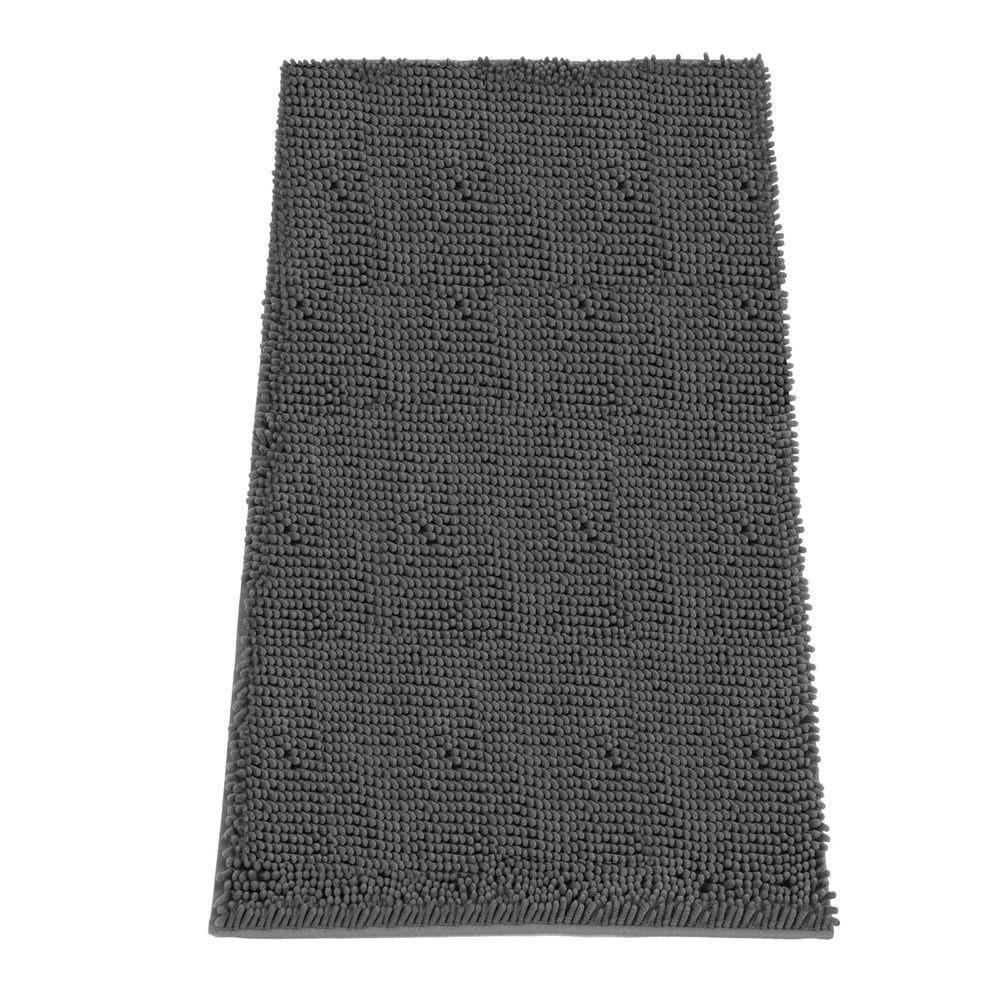 HOMEK Absorbent Dog Door Mat front view traps dirt and water at the doorway.