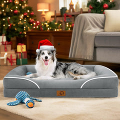 Homemate dog bed closeup with orthopedic foam for joint comfort