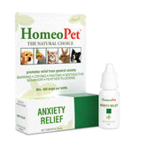 HomeoPet Anxiety Relief bottle shown for easy, gentle calming support