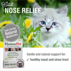 HomeoPet Feline Nose Relief dropper for easy dosing in cats