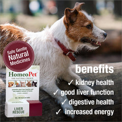 HomeoPet Liver Rescue being added to water for easy dosing.