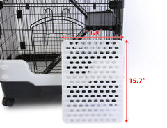 Homey Pet removable tray simplifies cleaning for quick maintenance.