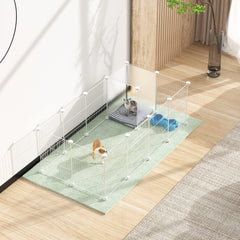 HOMIDEC pet playpen door-open panel highlights easy in/out access for pets.