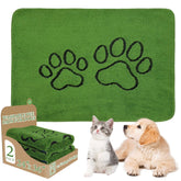 Homimp washable pee pad 2-pack with anti-slip dots provides secure floor grip.