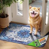 Hompet dog door mat with ultra-soft top keeps entryway cozy and clean.