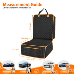 Homsunyi front seat cover non-slip design prevents shifting during drives