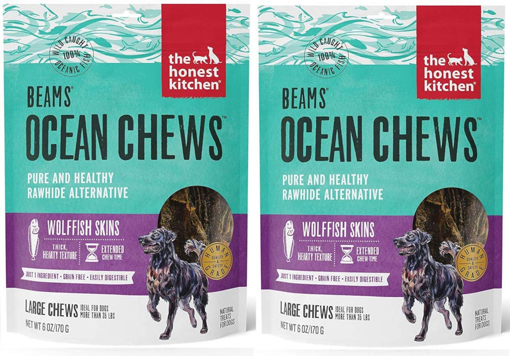 The Honest Kitchen Beams packaging image shows two bags for easy storage.