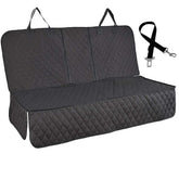HONEST OUTFITTERS dog seat cover with side flap protects backseat from spills and fur.